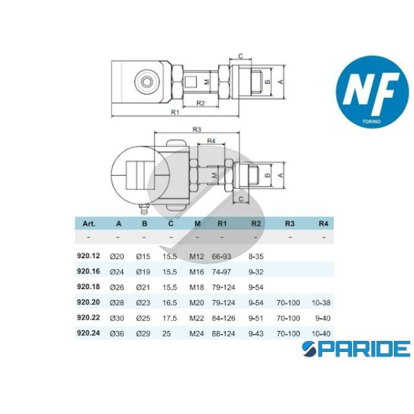 BOCCOLA M20 PER CARDINI PRATICO E LINK 920 20 NOVA FERR