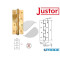 CERNIERA SEMPLICE AZIONE SA 180 SM ORO BRILLANTE JUSTOR 5894 04