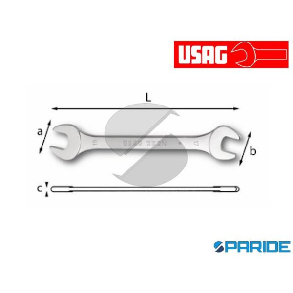 CHIAVE A FORCHETTA 252 N 20X22 DOPPIA USAG