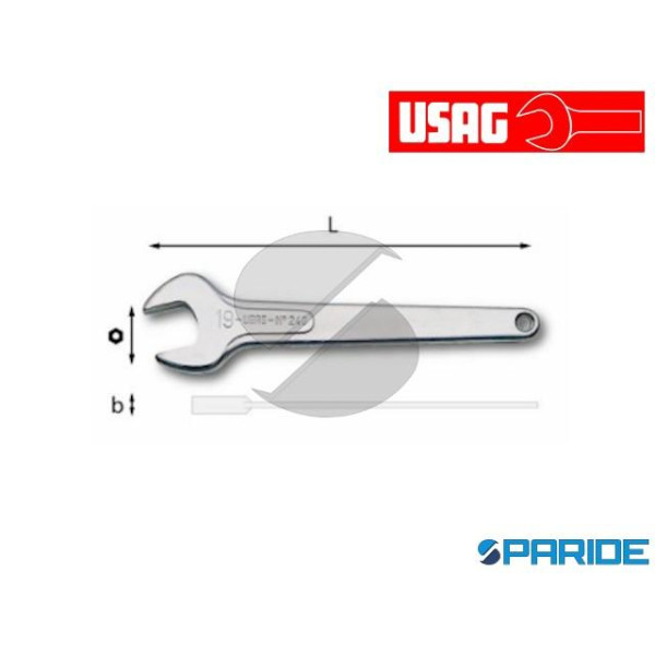 CHIAVE A FORCHETTA SEMPLICE 248 10 MM USAG