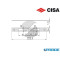 CONTROPIASTRA PIANA INOX 06461 07 0 CISA