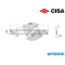 CONTROPIASTRA PIANA INOX 06462 01 0 CISA