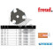 FRESA HM D 50,8 MM 56-10908P PER INCASTRI LEGNO FREUD