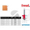 FRESA HM R 3,2 MM 80-10208P PER MODANATURE LEGNO FREUD