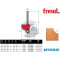 FRESA R 12,7 MM GAMBO 6 LEGNO 30-10606P FREUD