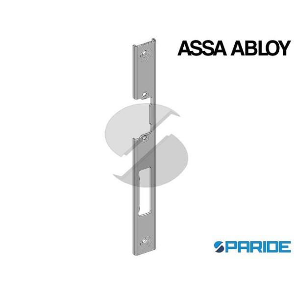 FRONTALE INOX A U 391 SINISTRO E3913504 ASSA ABLOY