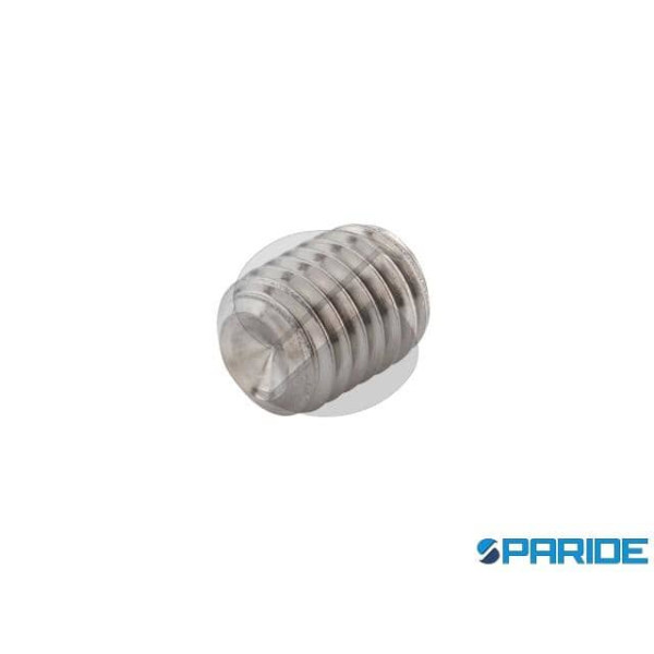 GRANO INOX A PUNTA COPPA M 3X16 DIN 916 ISO 4029 UNI 5929