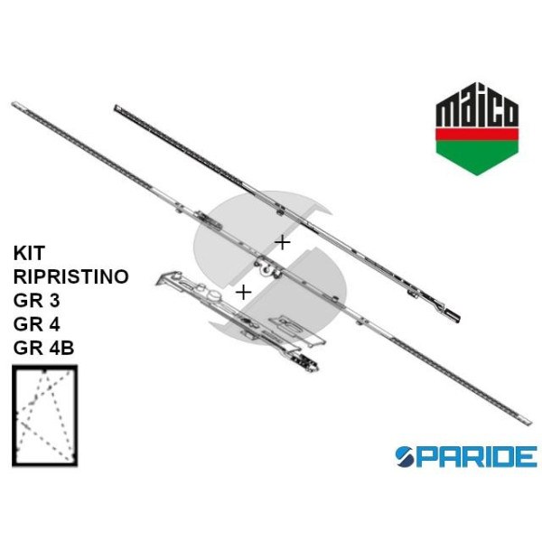 KIT CREMONESE FIX E 15 GR 3 GR 4 GR 4B MAICO MULTI TREND 1 ANTA