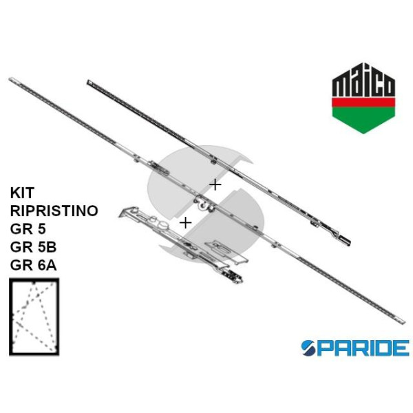 KIT CREMONESE FIX E 15 GR 5 GR 5B GR 6A MAICO MULTI TREND 1 ANTA