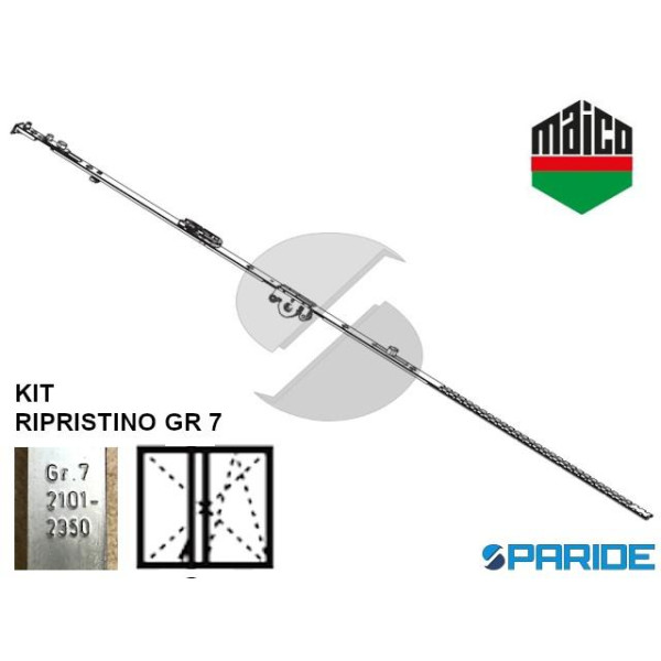 KIT CREMONESE FIX E 15 GR 7 HBB 2101-2350 MM 52410...