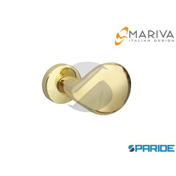 MANIGLIA POMOLO LUNIK D 48 MM RB 139 OTTONE PVD MARIVA