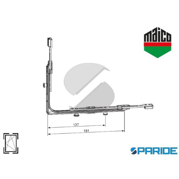 MOVIMENTO ANGOLARE 228434 MAICO PER CREMONESE VARI...