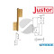 PERNO A MOLLA SEMPLICE AZIONE MP 180 ORO BRILLANTE JUSTOR 5713 04