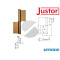 PERNO A MOLLA SEMPLICE AZIONE MZ BRONZO JUSTOR 6719 03