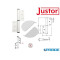 PERNO A SEMPLICE AZIONE MZ SM BIANCO JUSTOR 6799 06