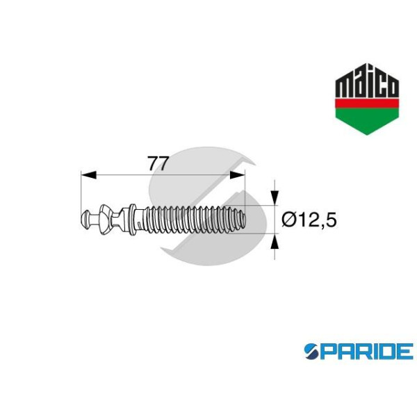 PERNO DI CHIUSURA HS DA AVVITARE 364039 MAICO CON ...