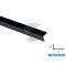 PROFILO ANGOLARE A L IN ALLUMINIO 30X15 L 2 MT NERO