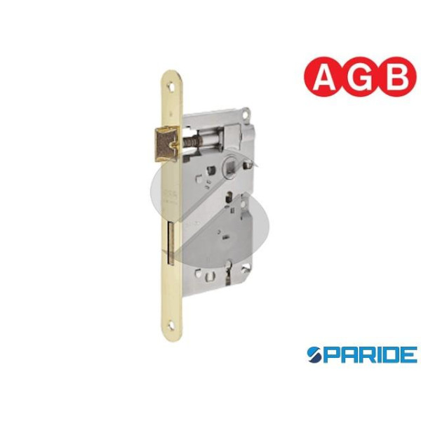 SERRATURA AGB PATENT E 30 F 20 PICCOLA OTTONE LUCI...