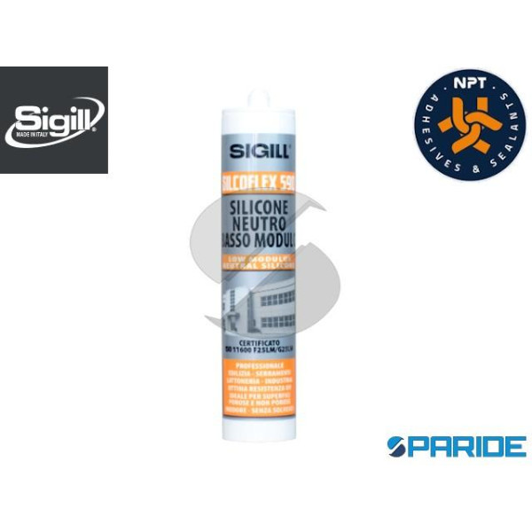 SIGILLANTE SILICONICO SILCOFLEX 300 ML 590 GRIGIO ...