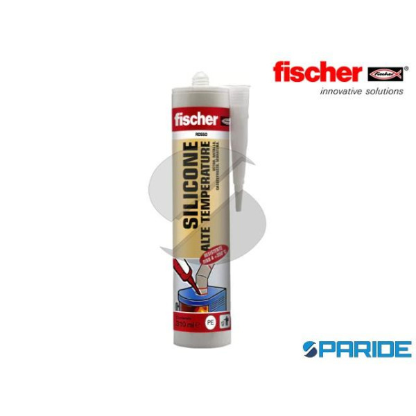 SILICONE NEUTRO ROSSO 9271 FISCHER PER ALTE TEMPER...