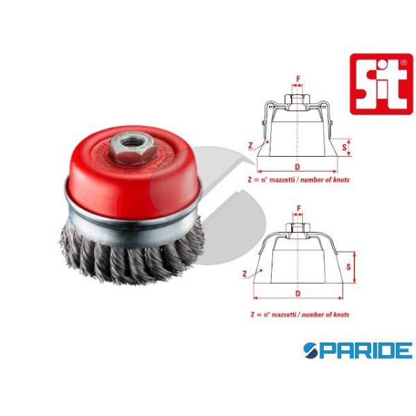 SPAZZOLA A TAZZA D 85 TU85 0252 SIT A MAZZETTI RIT...